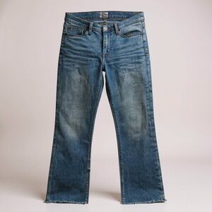 Hudson Love Mid Rise Cropped Boot Cut Jeans